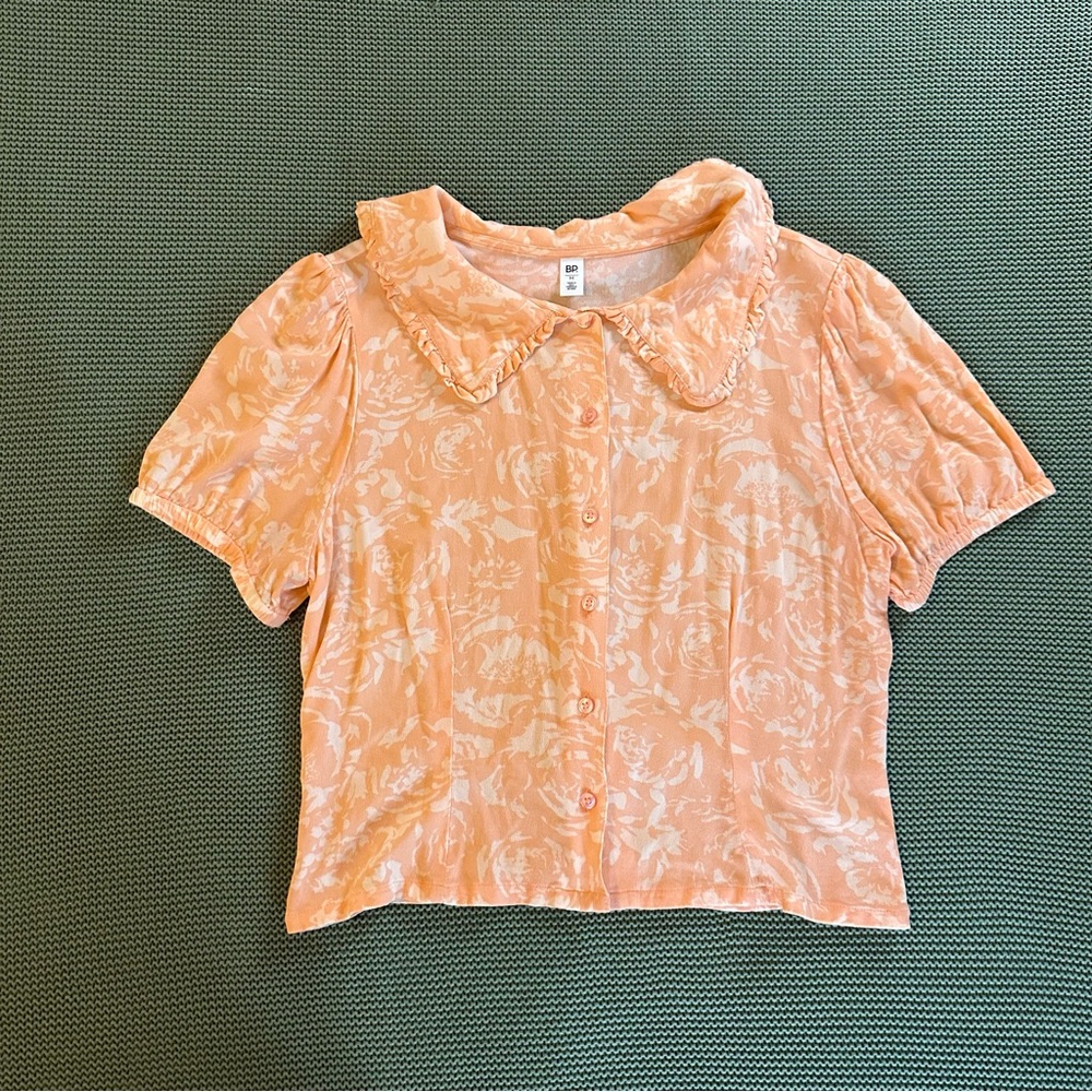 BP Peach Floral Women's Top